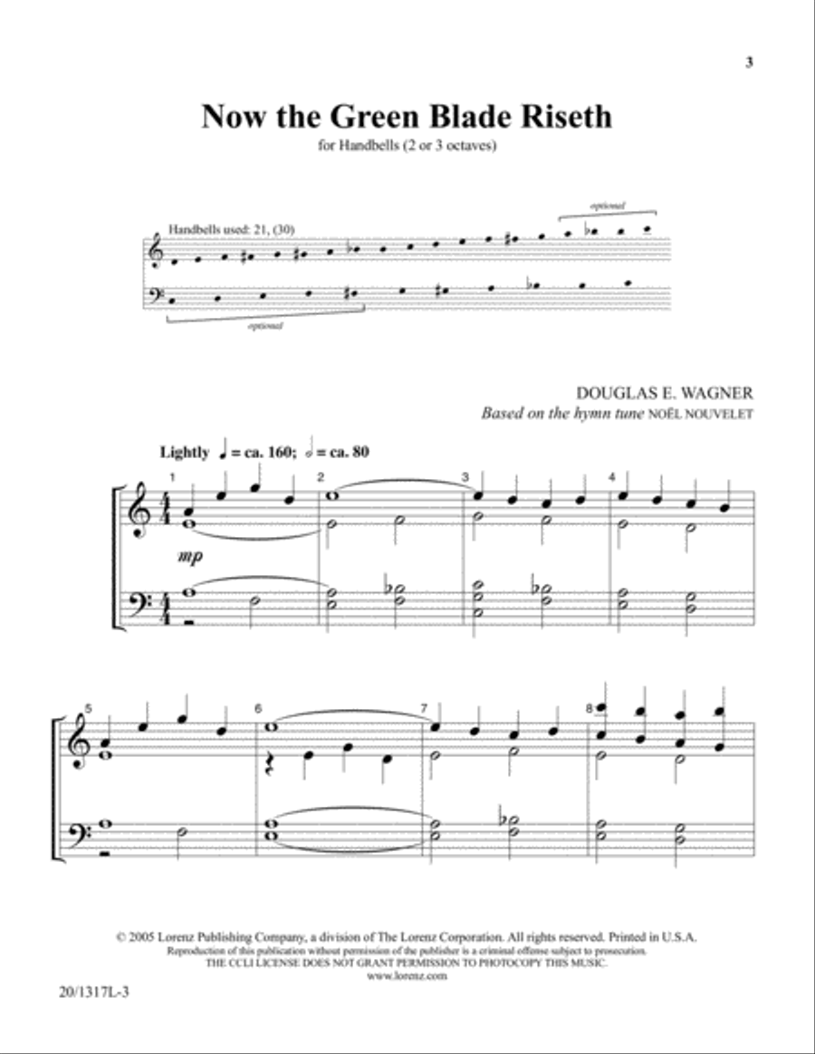 Now the Green Blade Riseth (Digital Download) 3-Octaves scores gallery preview page 3