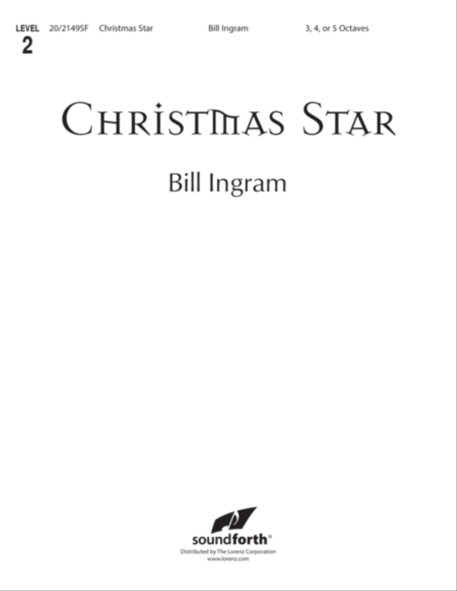 Christmas Star (Digital Download) 5-Octaves scores gallery preview page 1