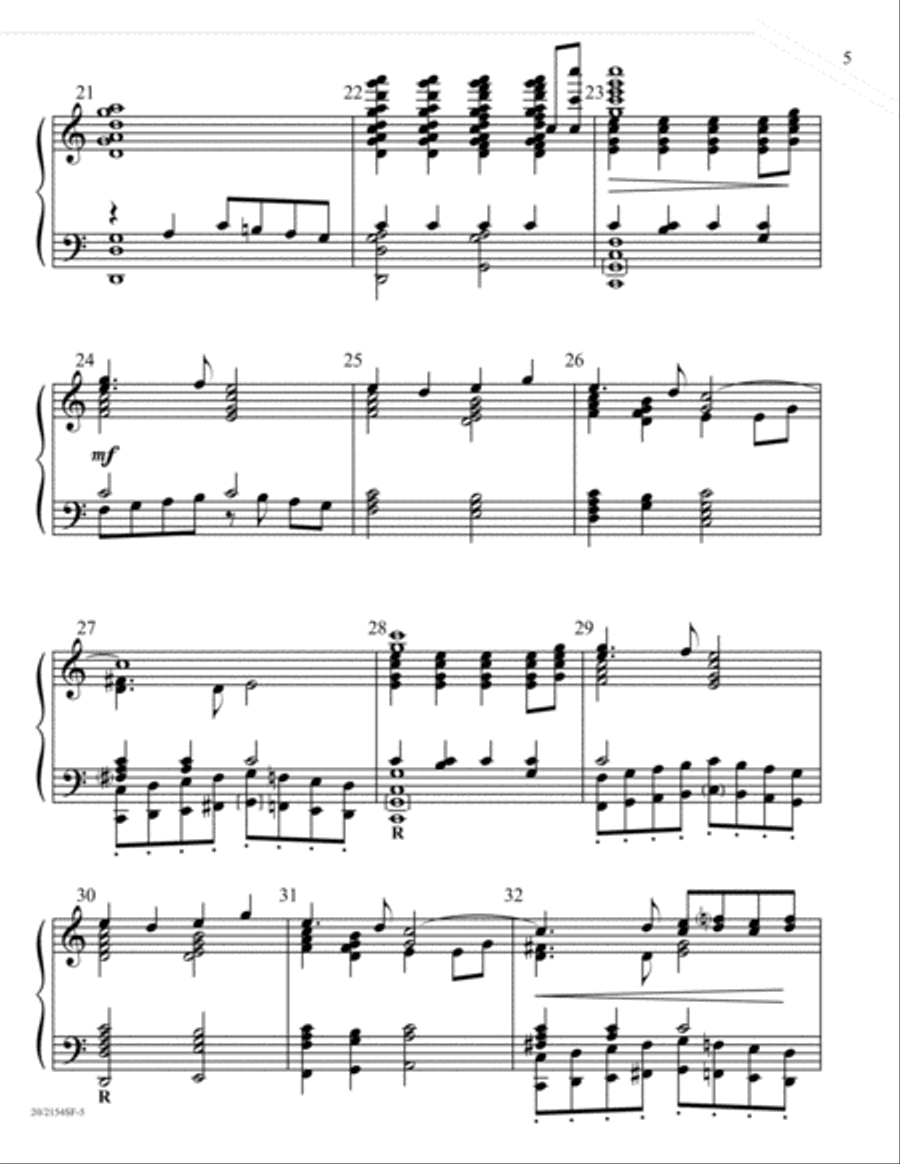 Angels We Have Heard on High (Digital Download) 5-Octaves scores gallery preview page 5