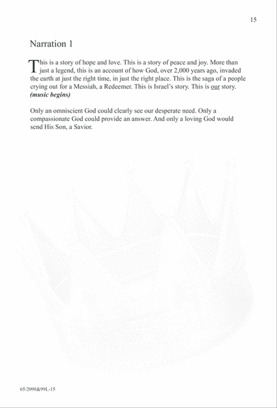 A Child, A King (Digital Download) 4-Part scores gallery preview page 15