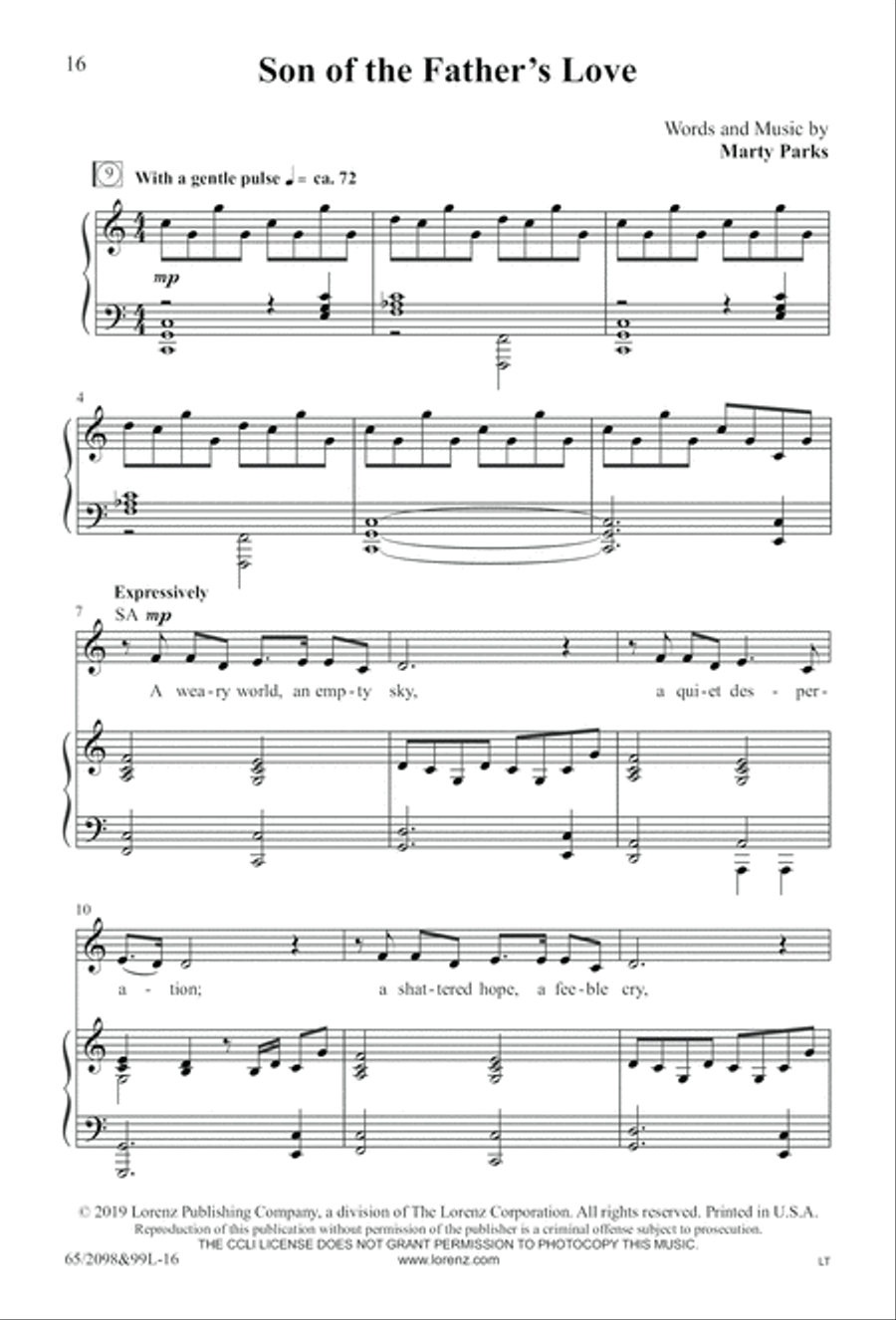 A Child, A King (Digital Download) 4-Part scores gallery preview page 16