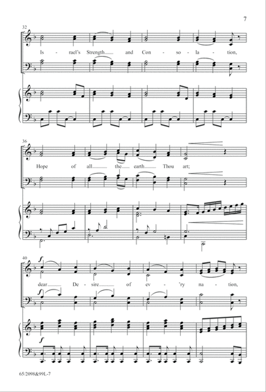 A Child, A King (Digital Download) 4-Part scores gallery preview page 7