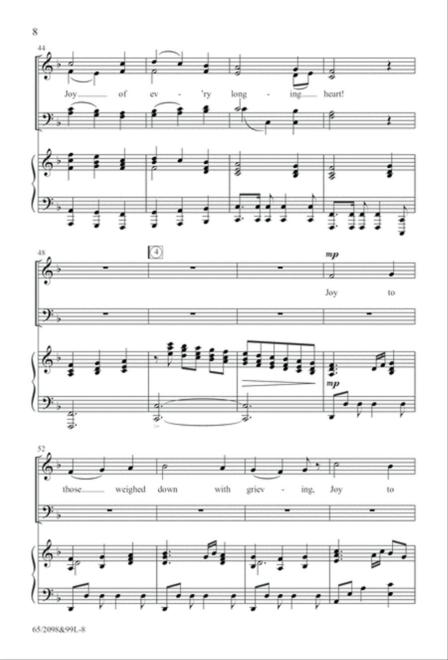 A Child, A King (Digital Download) 4-Part scores gallery preview page 8