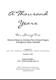 A Thousand Years mini preview
