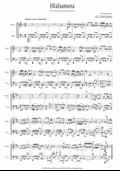 Habanera from Carmen for string duet (violin and cello)