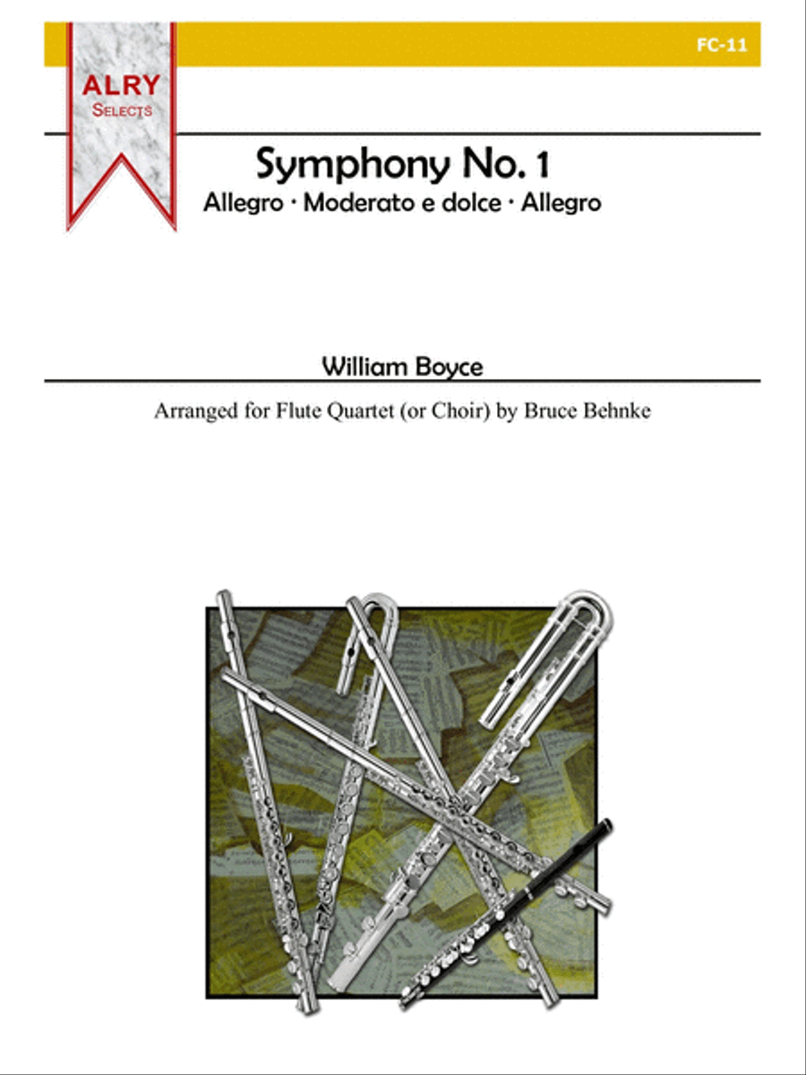 Symphony No. 1 for Flute Choir Flute scores gallery preview page 1