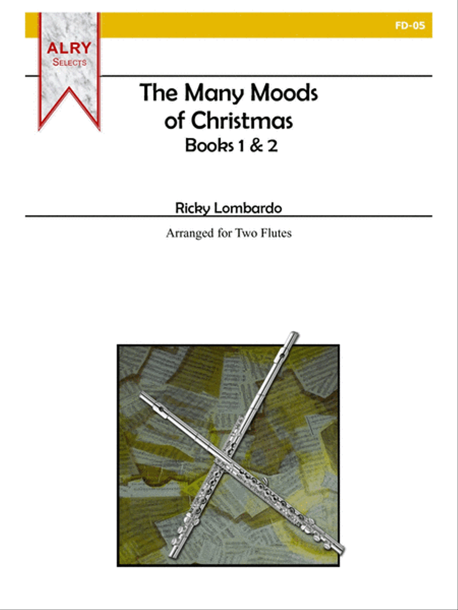 The Many Moods of Christmas for Flute Duet Flute scores gallery preview page 1