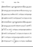 Anji - Dia (Simple Violin Sheet Music)