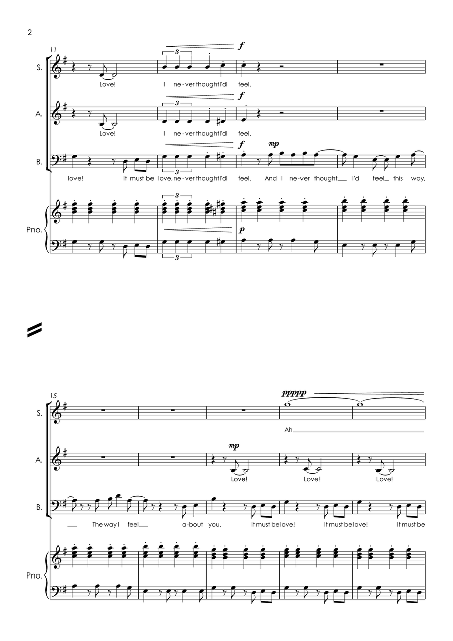 It Must Be Love Small Ensemble scores gallery preview page 3