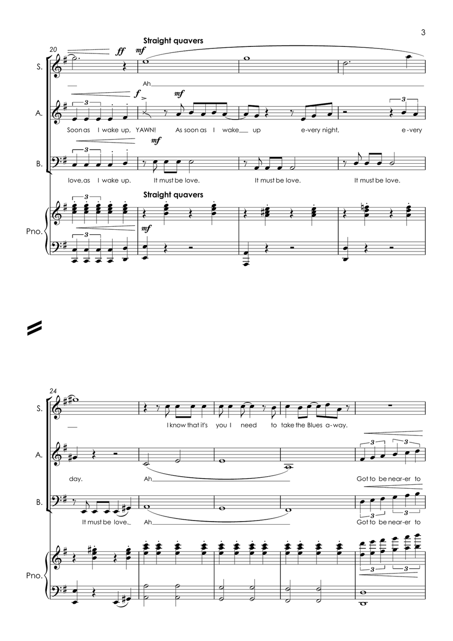 It Must Be Love Small Ensemble scores gallery preview page 4