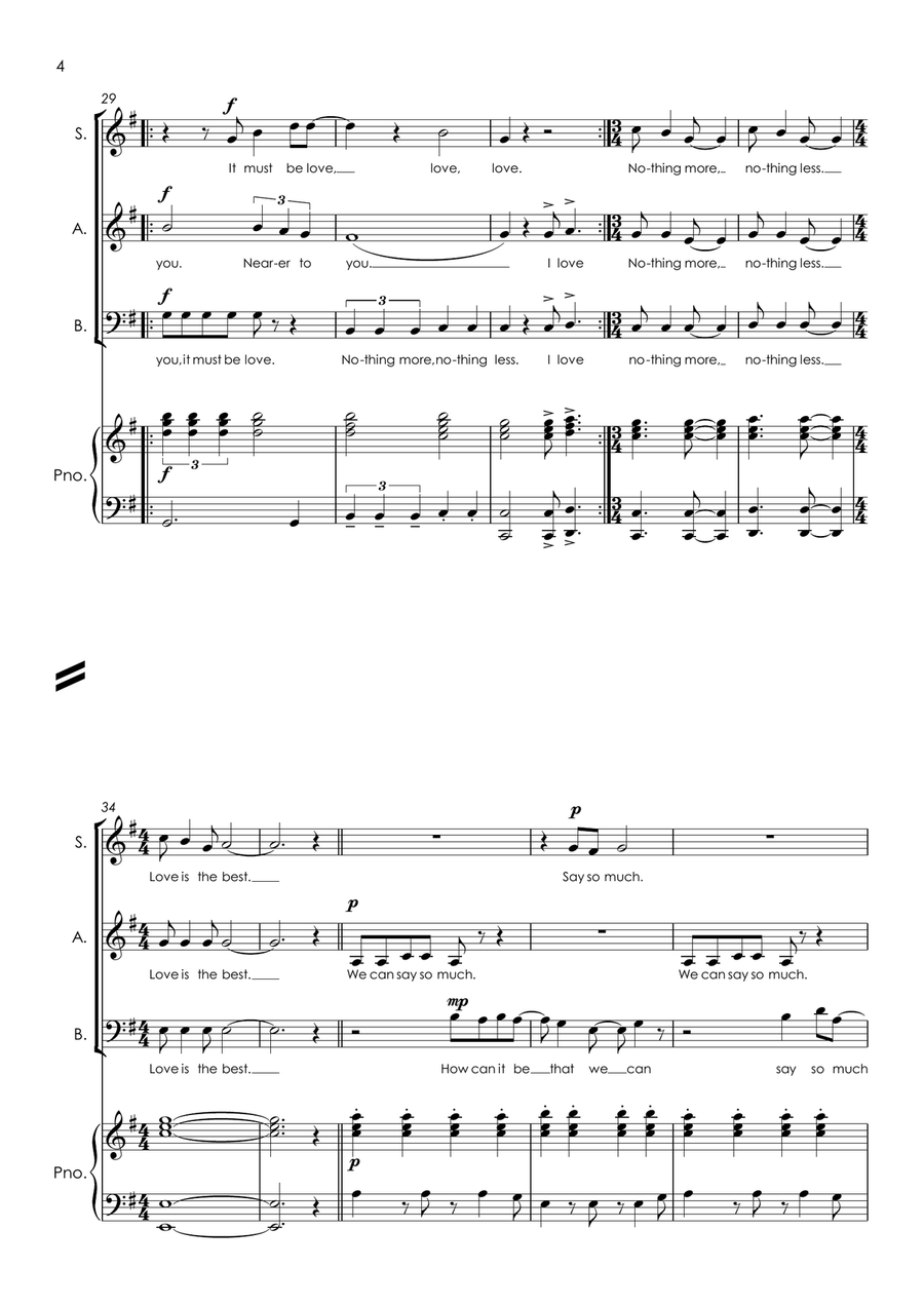 It Must Be Love Small Ensemble scores gallery preview page 5