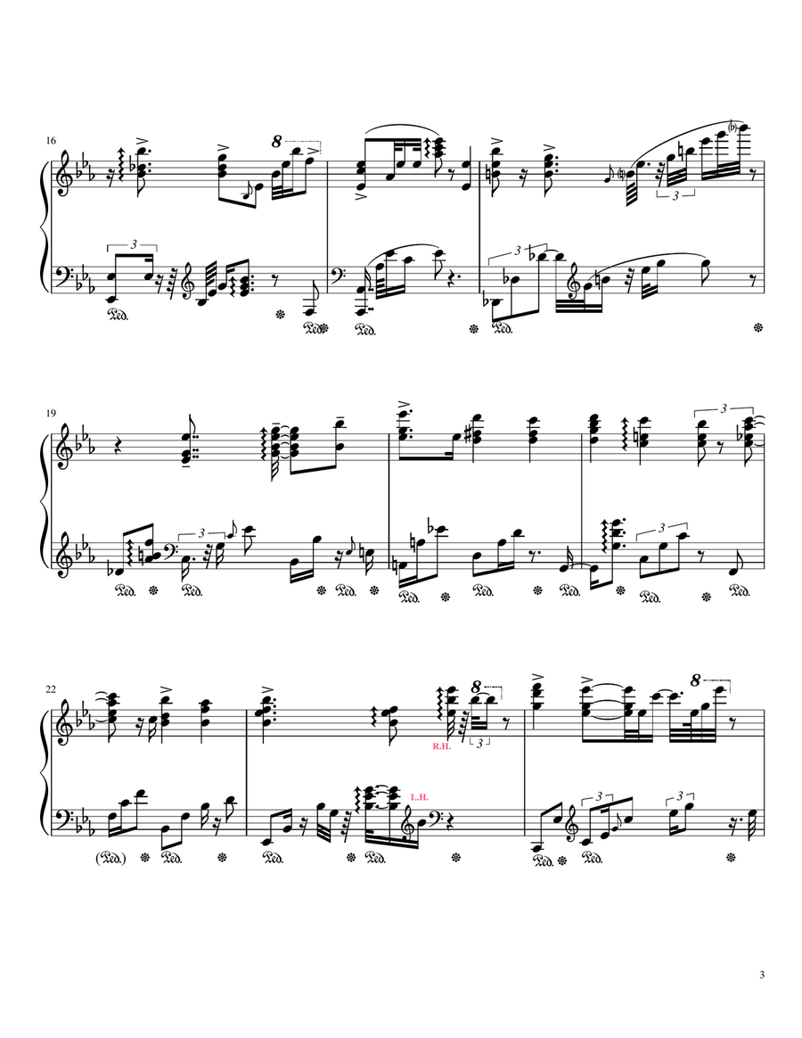 Moon River Moon River Piano Solo scores gallery preview page 3