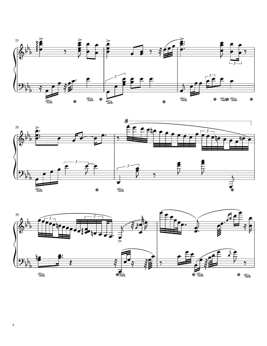 Moon River Moon River Piano Solo scores gallery preview page 4