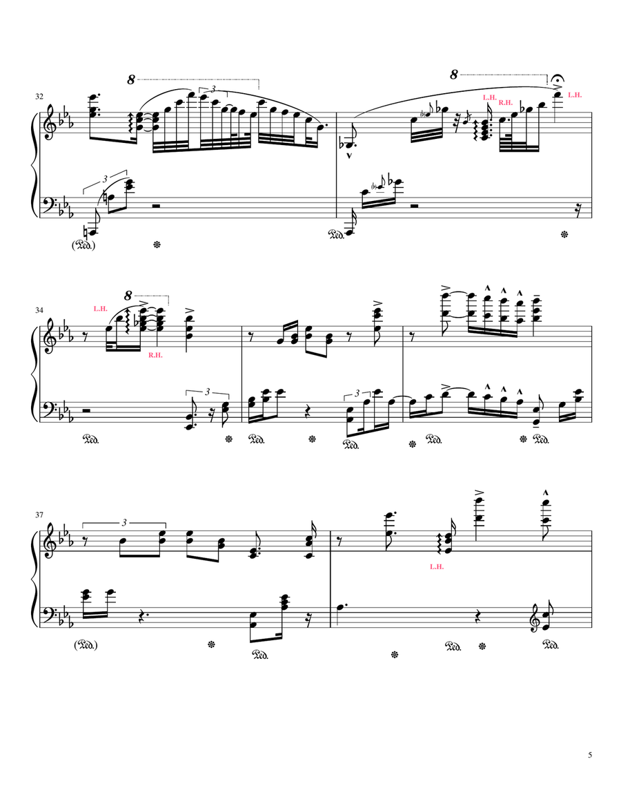 Moon River Moon River Piano Solo scores gallery preview page 5