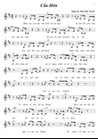 Cau Hon Sheet Music and Chords