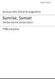 Sunrise, Sunset