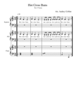 Hot Cross Buns (For 2 Voices)