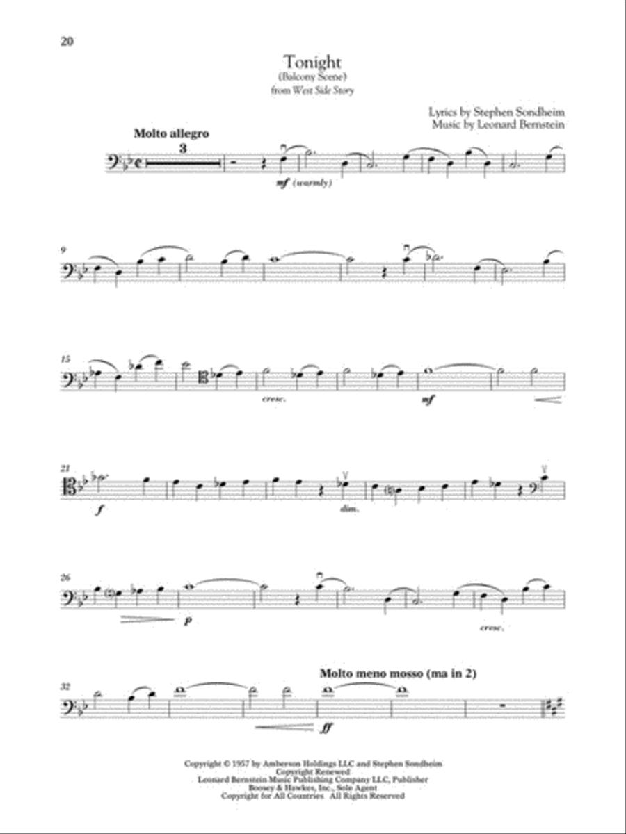 Broadway Songs for Classical Players – Cello and Piano Piano Accompaniment scores gallery preview page 5
