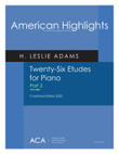 [Adams] 26 Etudes for Solo Piano, Vol. 2