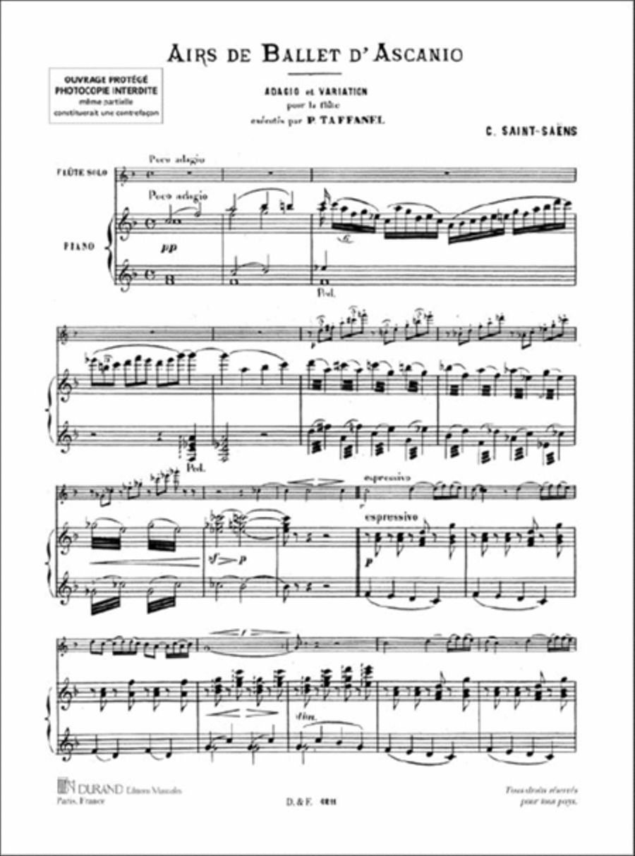 Airs De Ballet d'Ascanio - adagio et variation scores gallery preview page 2