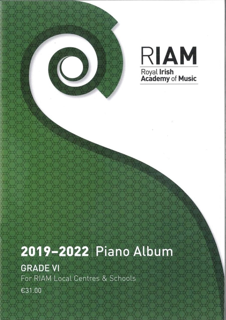 Royal Irish Academy Of Music 2019-2022 Grade 6 Piano Solo scores gallery preview page 1