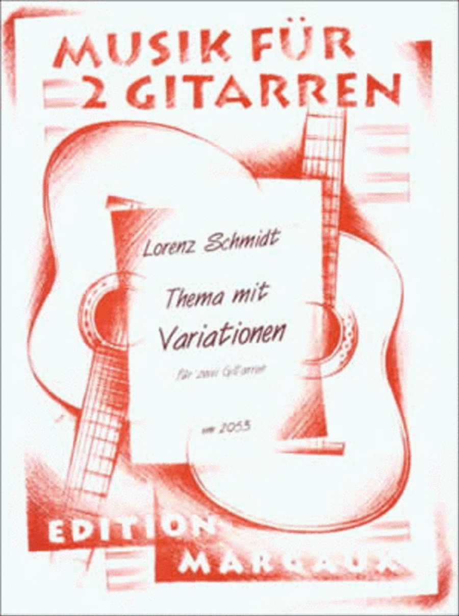 Thema mit Variationen Classical Guitar scores gallery preview page 1