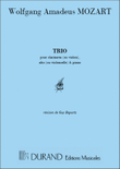 Trio Kv 498 - Piano Clarinette (Ou Violon) Et Alto