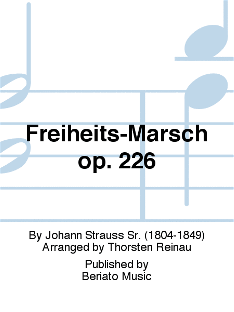 Freiheits-Marsch op. 226 Concert Band scores gallery preview page 1