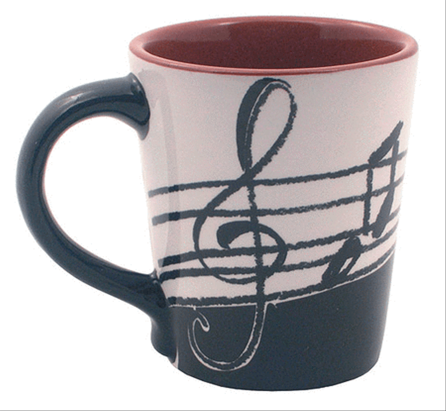 Latte Mug: Music Notes School and Community scores gallery preview page 1