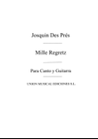 Mille Regretz Cancion (Azpiazu)