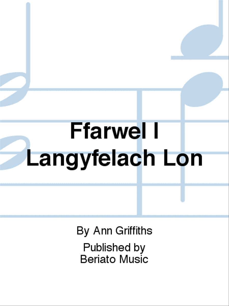 Ffarwel I Langyfelach Lon Harp scores gallery preview page 1