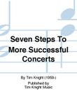 Seven Steps To More Successful Concerts