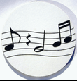 Mugmats Wavy Music White