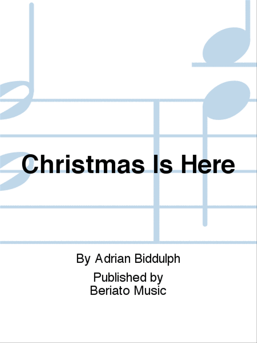 Christmas Is Here Children's Choir scores gallery preview page 1