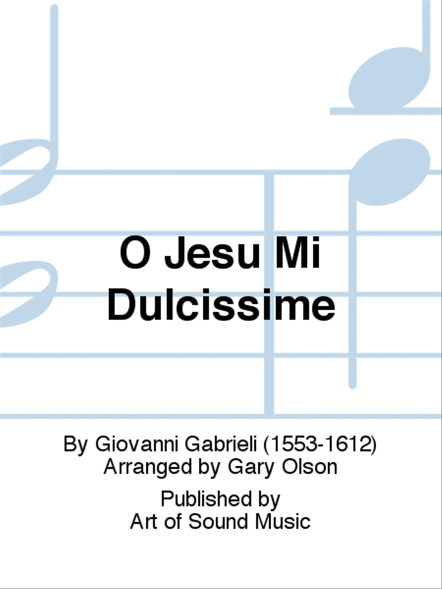 O Jesu Mi Dulcissime Chamber Music scores gallery preview page 1