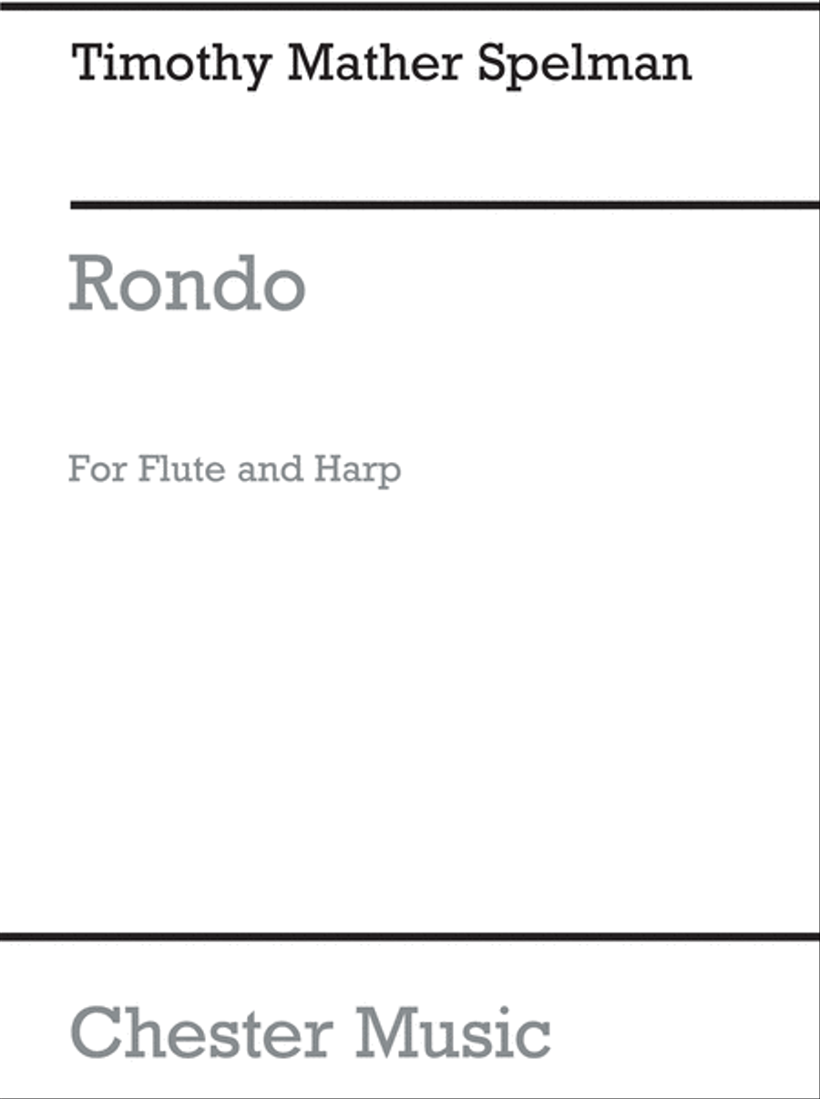 Rondo For Flute And Harp Flute scores gallery preview page 1