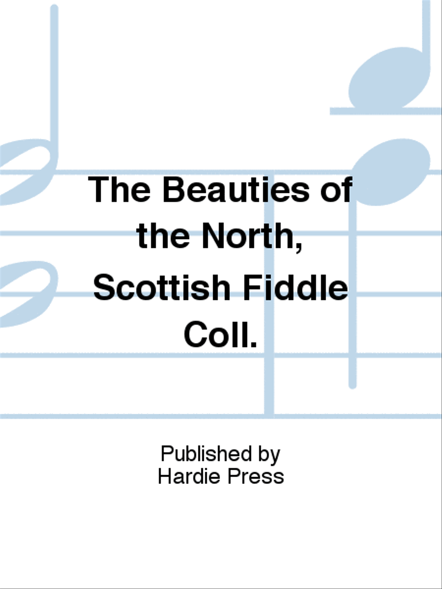 The Beauties of the North, Scottish Fiddle Coll. Violin Solo scores gallery preview page 1