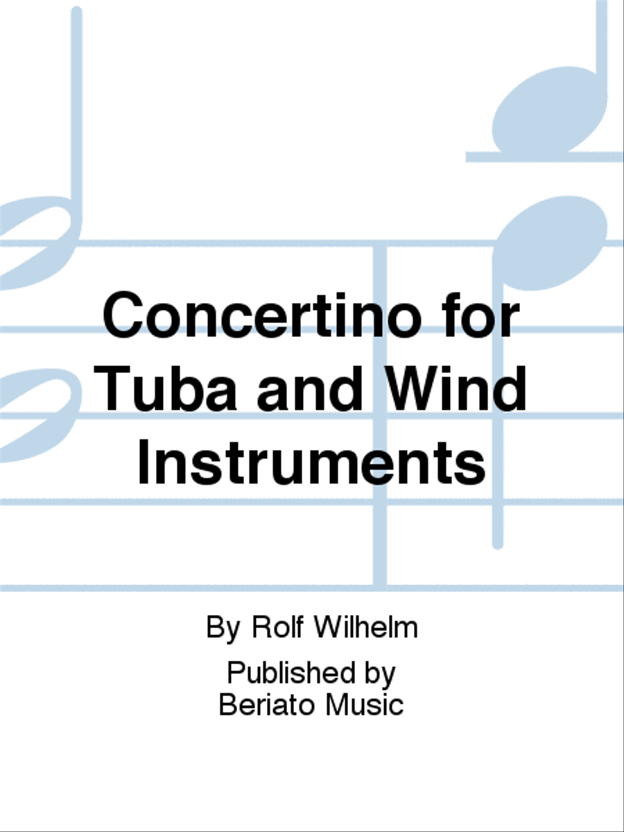Concertino for Tuba and Wind Instruments Tuba scores gallery preview page 1