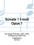 Sonate 1 f-moll Opus 1