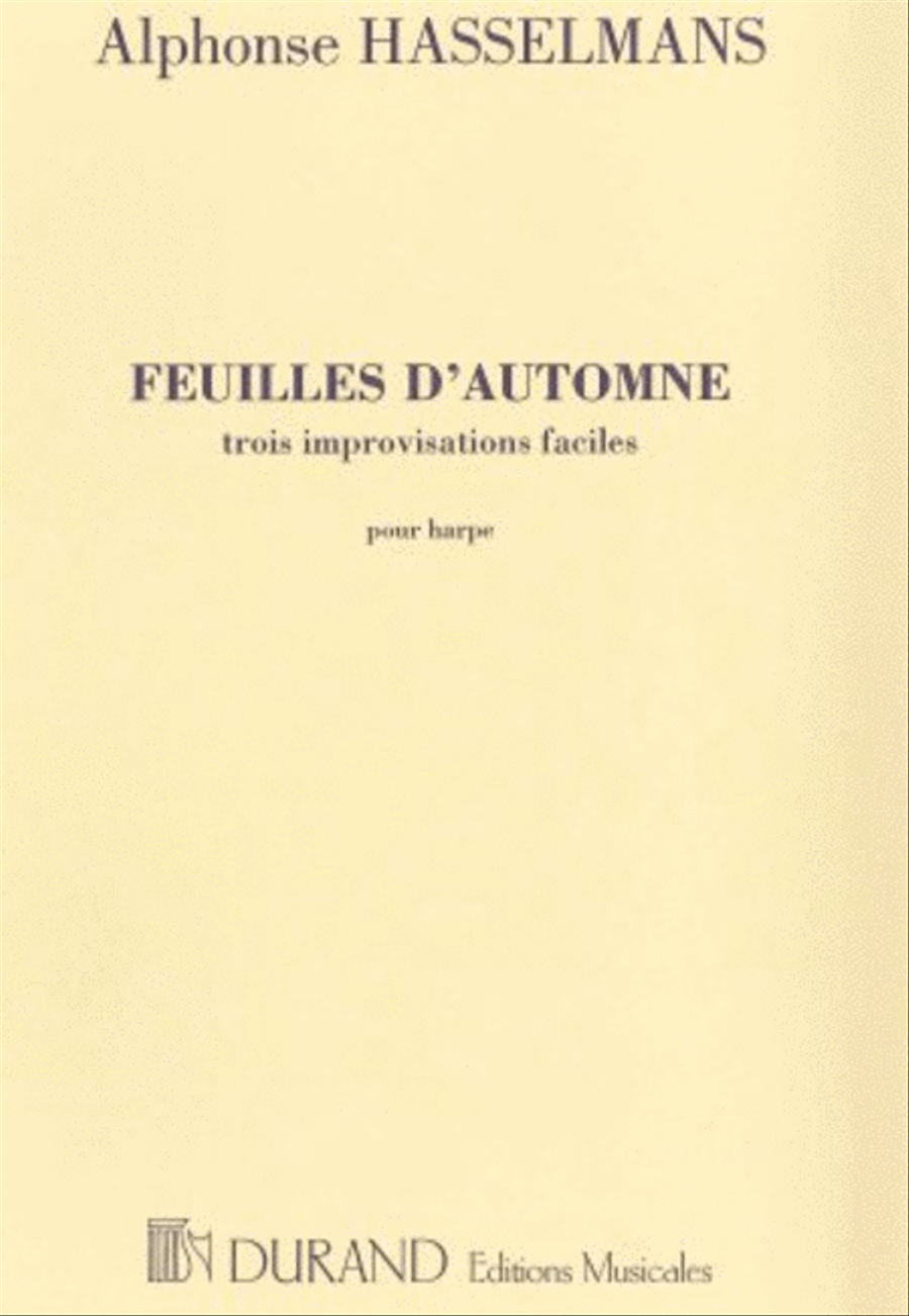 Feuilles d'Automne Harp scores gallery preview page 1
