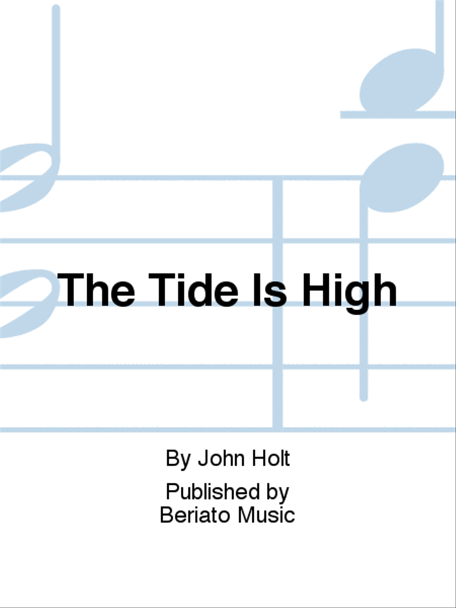 The Tide Is High Voice Solo scores gallery preview page 1