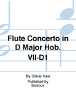 Flute Concerto in D Major Hob. VII-D1 mini preview