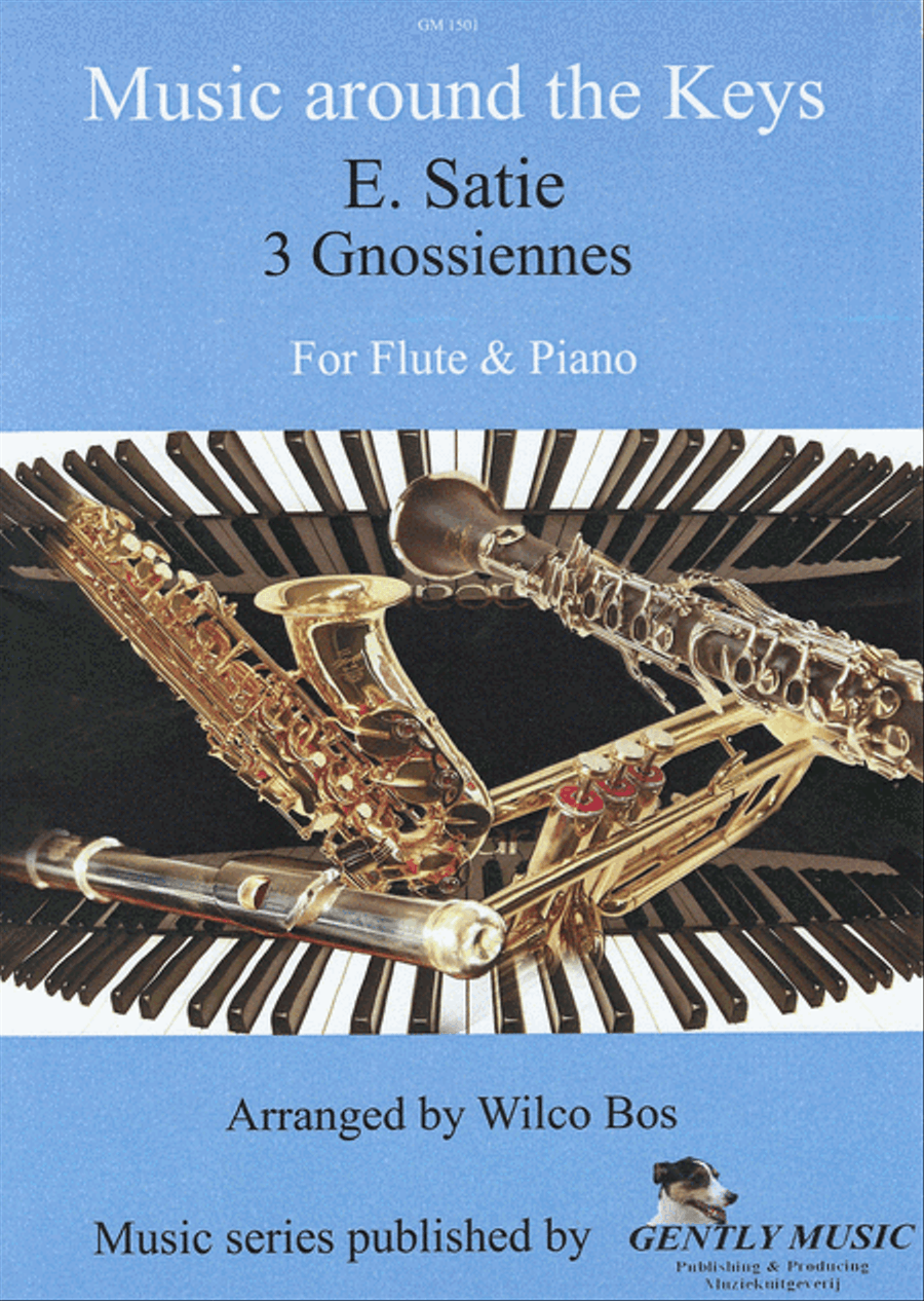 3 Gnossiennes Flute Solo scores gallery preview page 1