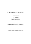 Cuatro Canciones Sobre Textos De Lope De Vega