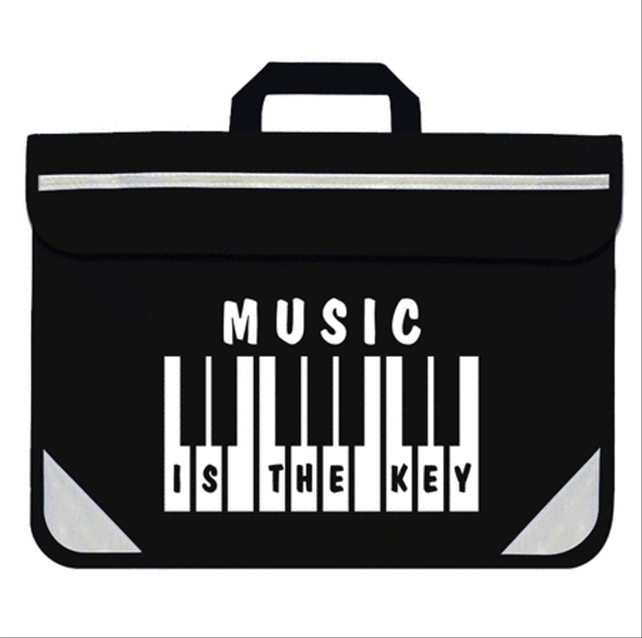 Mapac: Piano/Keyboard Music Bag - Black Piano scores gallery preview page 1