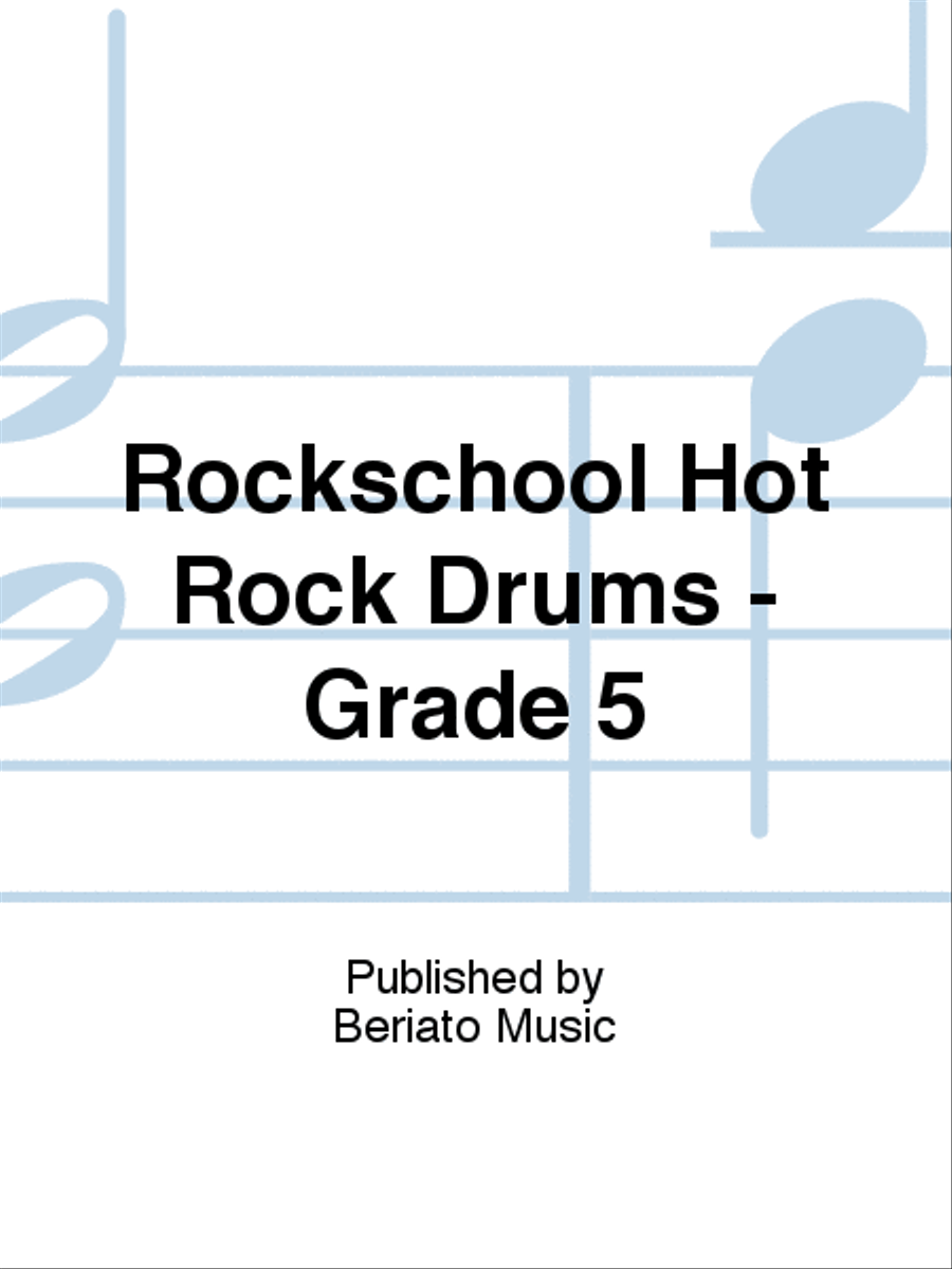 Rockschool Hot Rock Drums - Grade 5 Drums scores gallery preview page 1