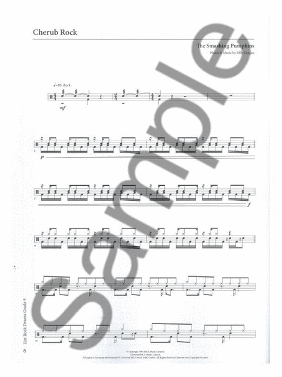 Rockschool Hot Rock Drums - Grade 5 Drums scores gallery preview page 3