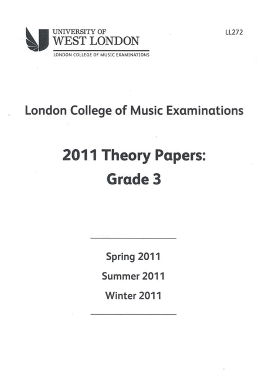 Lcm Theory Past Papers 2011 Grade 3 School and Community scores gallery preview page 1