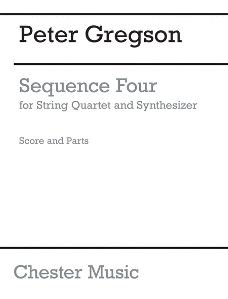 Sequence Four Cello scores gallery preview page 1