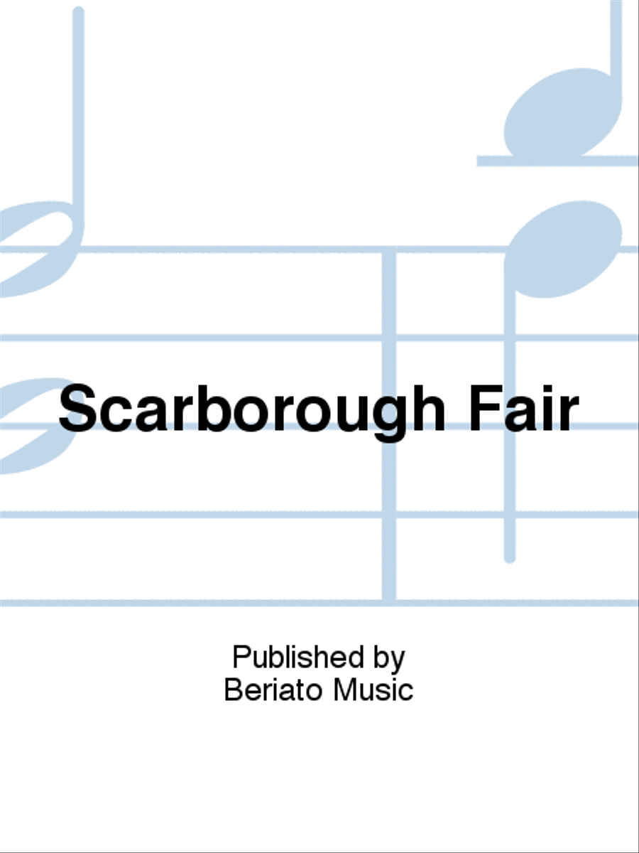Scarborough Fair Choir scores gallery preview page 1